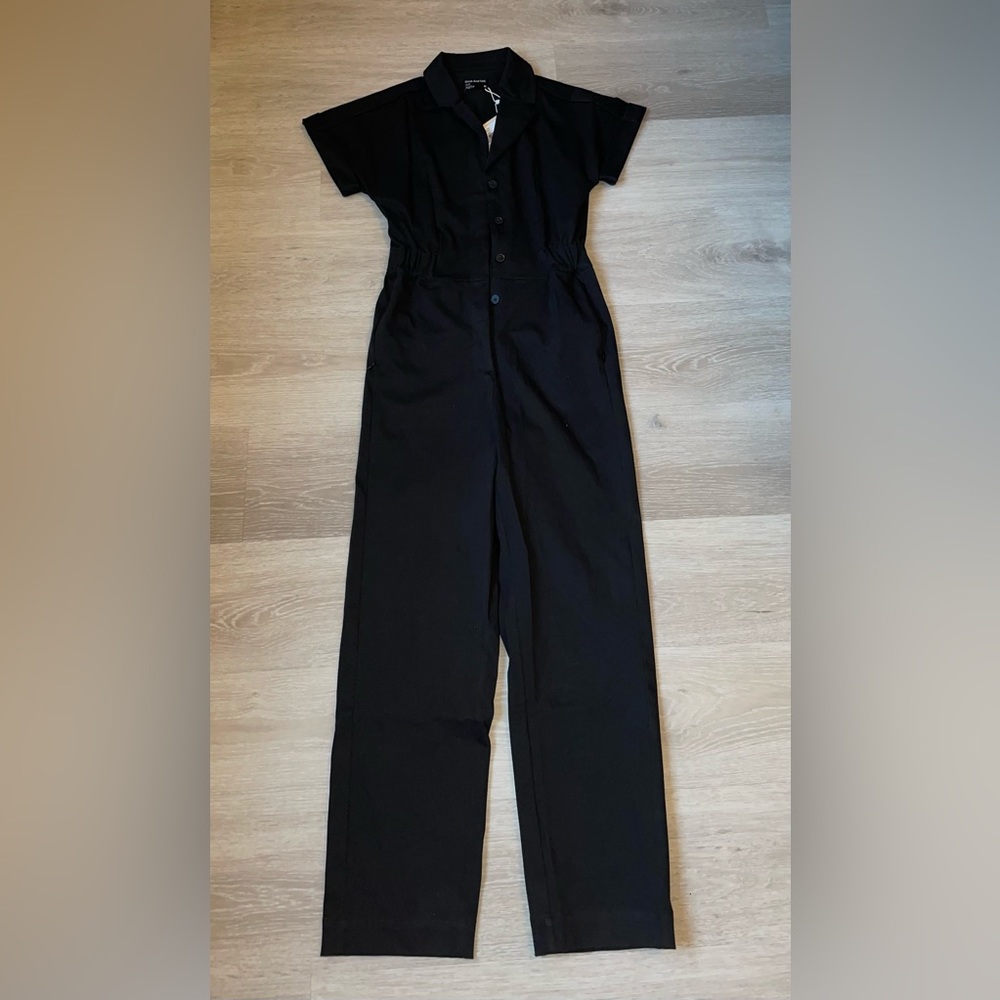 Frank & Oak Black Jumpsuit